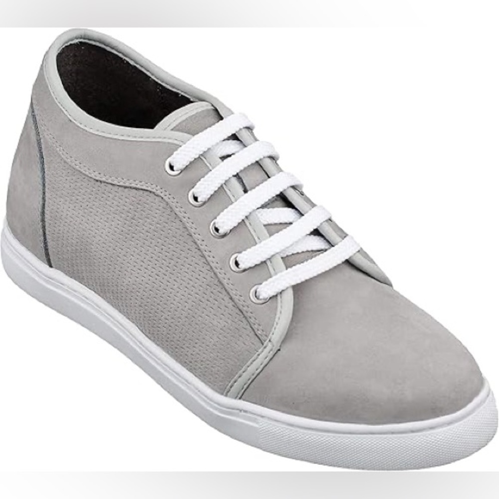 CALTO Mens T5310 Elevator Sneakers Invisble 4 Inch Height Increasing Shoes SZ 9